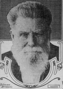 Salmon Brown as he looked when he lived in Oregon. Originally published with an article he wrote in the Oregonian February 25, 1917. Source: Oregon Digital Newspaper Project.