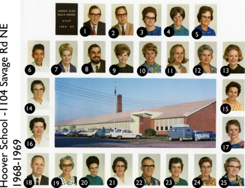 Hoover School Staff Photo 1968-1969